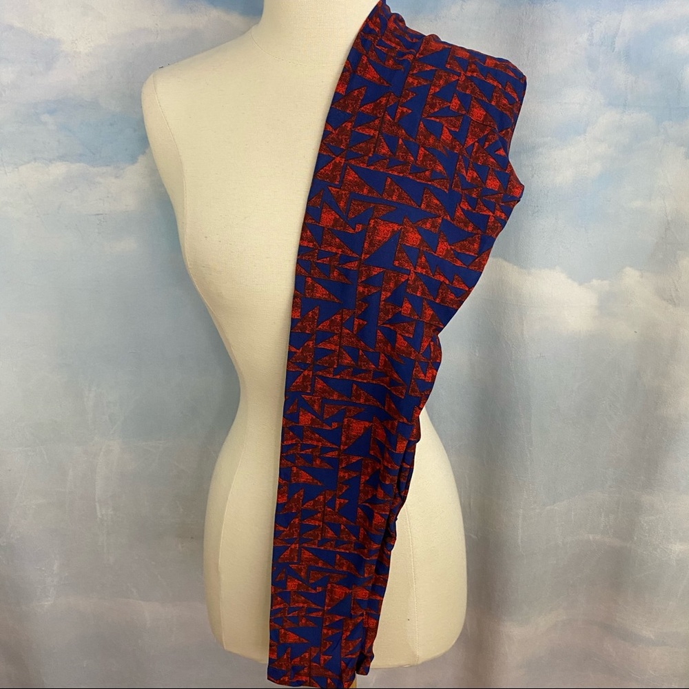 LuLaRoe Red & Blue Leggings Tween